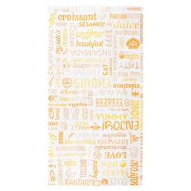 Tüten croissants weiss 19+8x35 cm