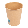 Becher getränke warme 1 wand braun ø8/5.6x9.2 cm