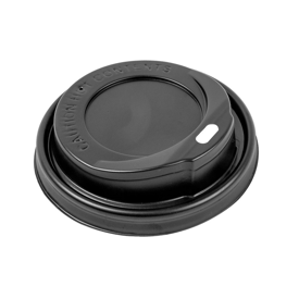 Hohe deckel für becher 240 ml schwarz 