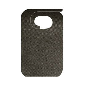 Lätzchen erwachsene schwarz 36x60 cm