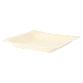 Teller quadratisch natur 14x14x2 cm