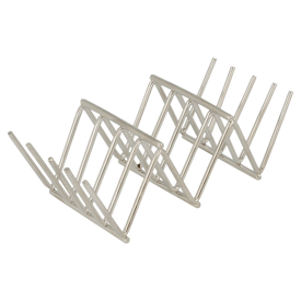 Rack mini tacos silberfarben 11.8x5.1x3.7 cm