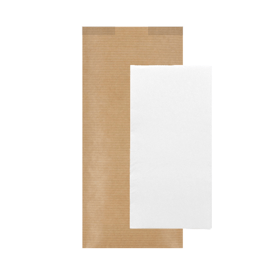 Servietten d.p recycelt verpackt natur 11x25 cm
