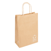 Sos-zakken met hengsels naturel 20+10x29 cm