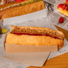 Papp-eck hot dog natur 4.7x18.2x4 cm