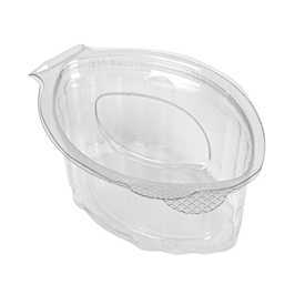 Kleine dose mit deckel transparent 5.5x4x2.5 cm