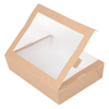 Box mit sichtfenster natur 19.8x14x4.8 cm