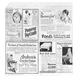Fettabweisendes papier 2-seitig offen fast food weiss 16x16.5 cm
