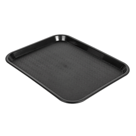 Tablett für fast food schwarz 27.5x35.5x2 cm