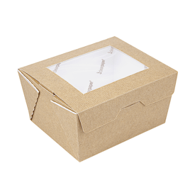 Boxen mit sichtfenster eco-simple natur 11.2x9x6.4 cm