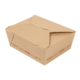 Amerikanische schachteln für mikrowelle natur 15.2x12.1x6.5 cm