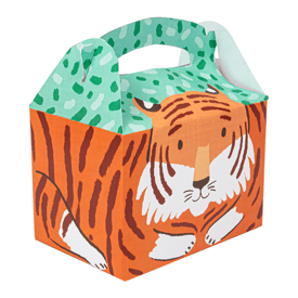 Schachteln für kindermenü tiger vierfarbendruck 15.5x10.5x17.5 cm