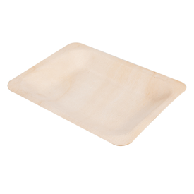 Tabletts rechteckig natur 12x9.5x1.2 cm