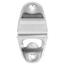 Wandflaschenóffner silberfarben 10 cm