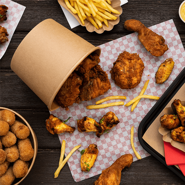 300 X 85oz Lebensmittelkarton – Fast-Food-Eimer & Produktbild-Vorschau 3