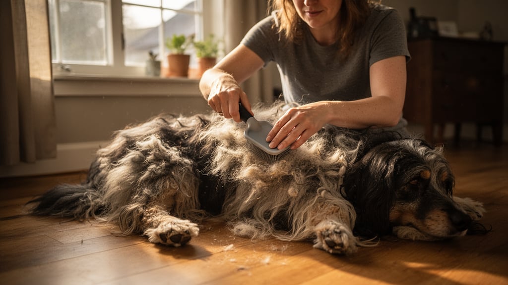 dog matted fur removal Thailand grooming