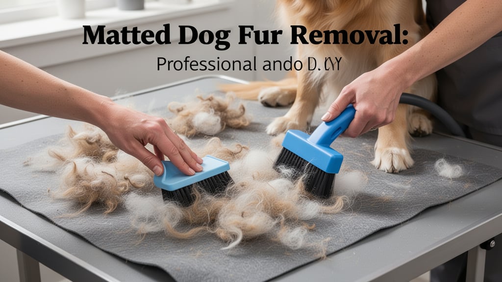 Matted Dog Fur Removal: Professional and DIY