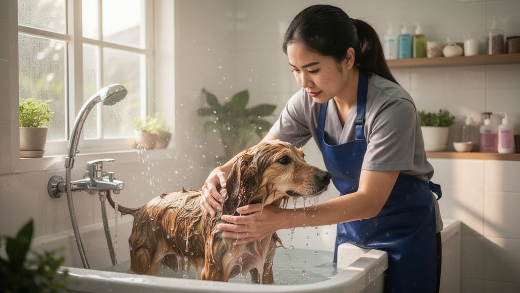 dog grooming services Bangkok Thailand