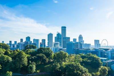 View of a smart city