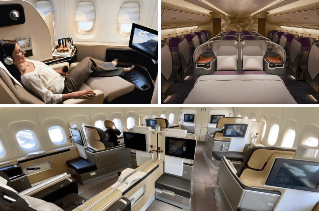 Business class flights