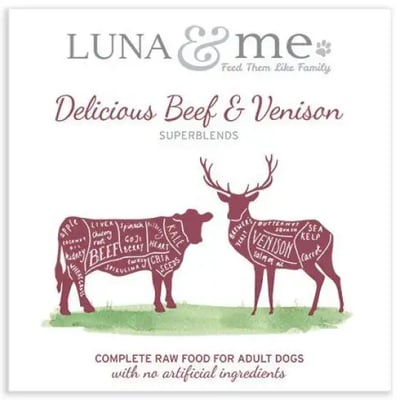 Luna & Me Superblends Delicious Beef & Venison