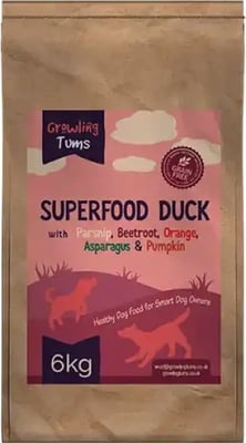 Growling Tums Superfood Adult Superfood Duck