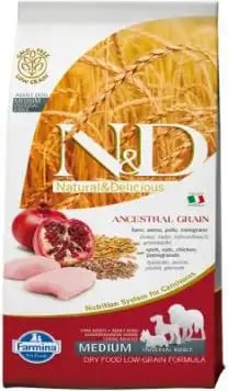 Farmina Natural & Delicious Ancestral Grain Adult Medium Chicken & Pomegranate Farmina Natural & Delicious Ancestral Grain Adult Medium Chicken & Pomegranate