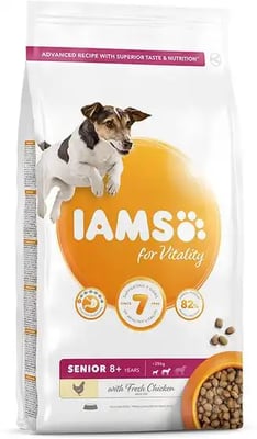 Iams For Vitality Senior Small and Medium Breed With Fresh Chicken