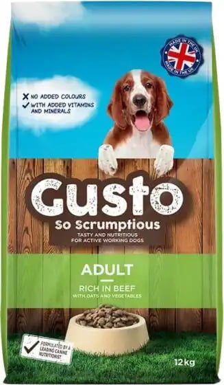 Gusto Adult Rich In Beef With Oats And Vegetables Gusto Adult Rich In Beef With Oats And Vegetables
