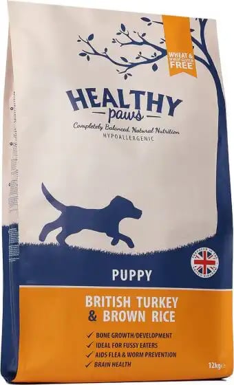 Healthy Paws Puppy British Turkey & Brown Rice