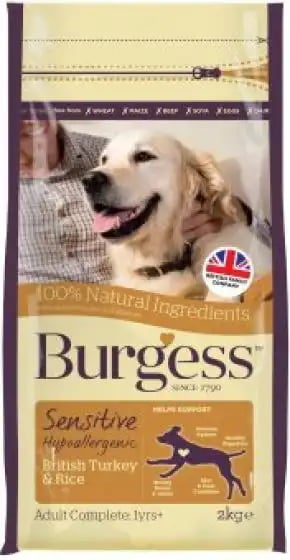 Burgess Sensitive Adult British Turkey & Rice