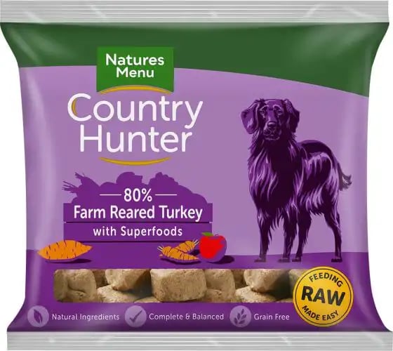 Natures Menu Country Hunter Nuggets Adult Farm Reared Turkey