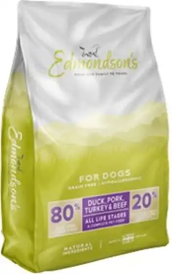 Edmondson's 80/20 Duck, Pork, Turkey & Beef Edmondson's 80/20 Duck, Pork, Turkey & Beef