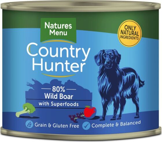 Natures Menu Country Hunter Cans Adult Wild Boar Natures Menu Country Hunter Cans Adult Wild Boar