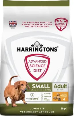 Harringtons Advanced Science Diet Small Adult With Freshly Prepared Chicken Harringtons Advanced Science Diet Small Adult With Freshly Prepared Chicken