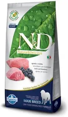 Farmina Natural & Delicious Adult Maxi Lamb & Blueberry Farmina Natural & Delicious Adult Maxi Lamb & Blueberry