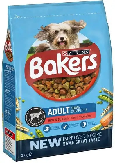 Bakers Adult Rich In Beef With Country Vegetables Bakers Adult Rich In Beef With Country Vegetables
