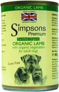 Simpsons Premium Adult Wet Food Organic Lamb