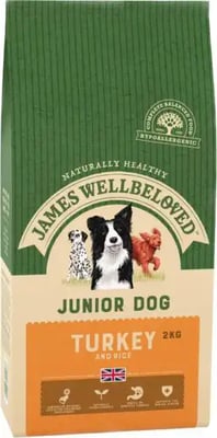James Wellbeloved Junior Dry Turkey And Rice James Wellbeloved Junior Dry Turkey And Rice