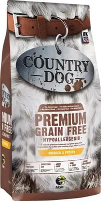 Country Dog Premium Grain Free Adult 1+ Chicken & Potato Country Dog Premium Grain Free Adult 1+ Chicken & Potato