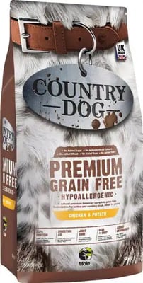 Country Dog Premium Grain Free Adult 1+ Chicken & Potato