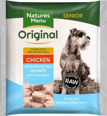 Natures Menu Original Nuggets Senior Chicken With White Fish