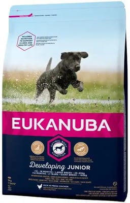 Eukanuba Developing Junior Large Breed Rich In Fresh Chicken Eukanuba Developing Junior Large Breed Rich In Fresh Chicken