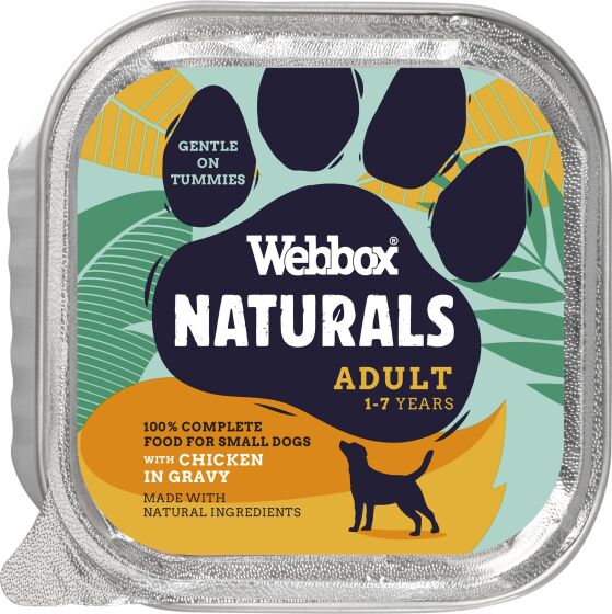 Webbox Naturals Adult Paté With Chicken In Gravy Webbox Naturals Adult Paté With Chicken In Gravy