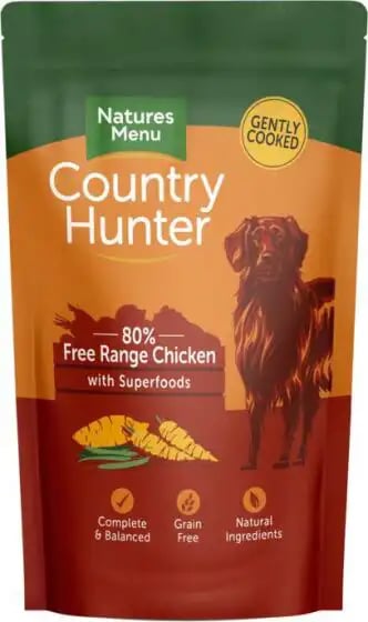Natures Menu Country Hunter Pouches Adult Free Range Chicken