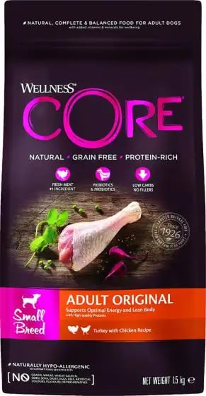 Wellness Core Adult Small Breed Original Turkey