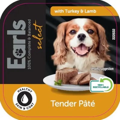 Earls Select Tender Paté With Turkey & Lamb Earls Select Tender Paté With Turkey & Lamb