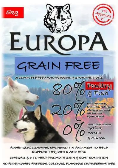 Europa 80/20 Grain Free Poultry & Fish Europa 80/20 Grain Free Poultry & Fish