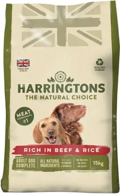 Harringtons Adult Complete Rich In Beef & Rice