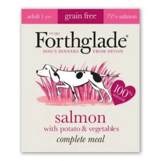 Forthglade Complete Meal Grain Free Adult Salmon Forthglade Complete Meal Grain Free Adult Salmon